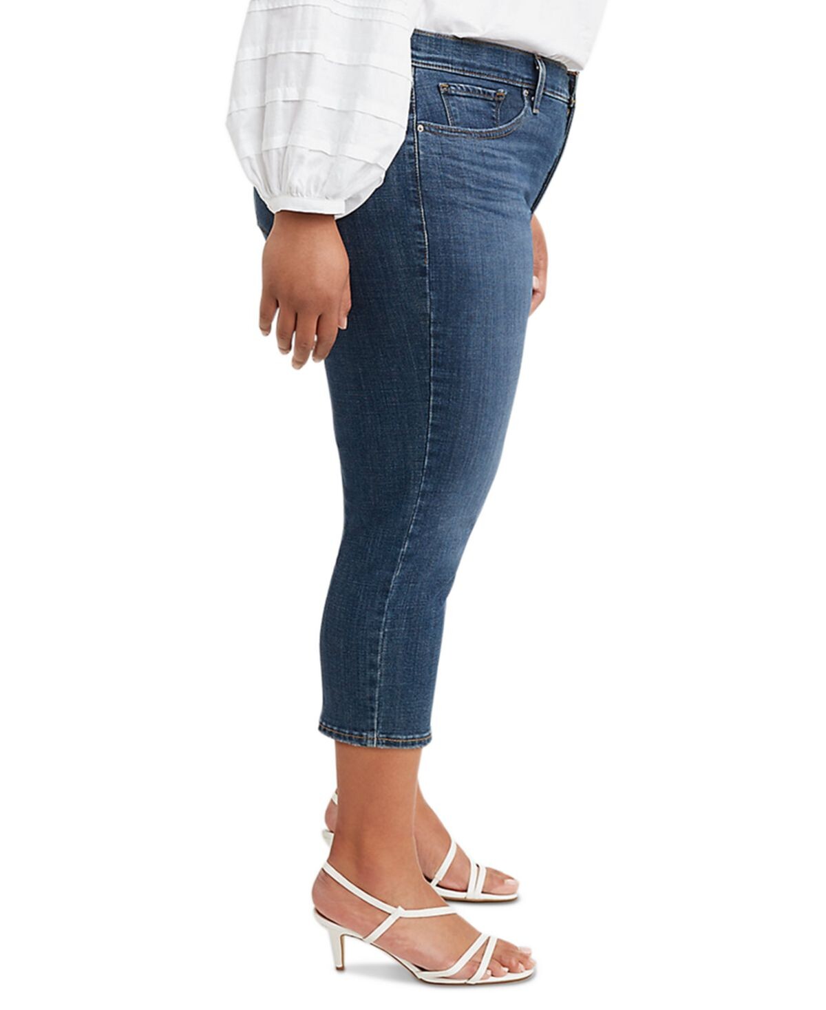 Модные джинсы-капри скинни большого размера 311 Levi's, мульти — фото 3