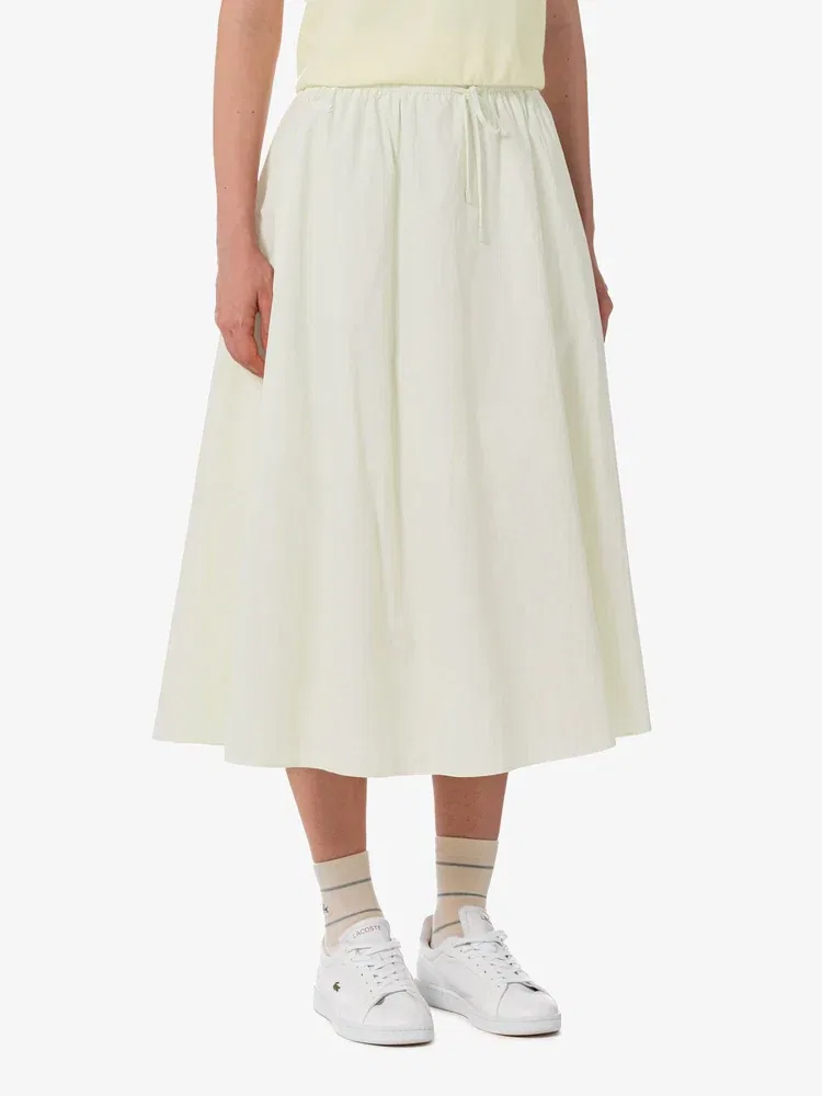 Юбка A-силуэта LACOSTE Ivory — фото 3