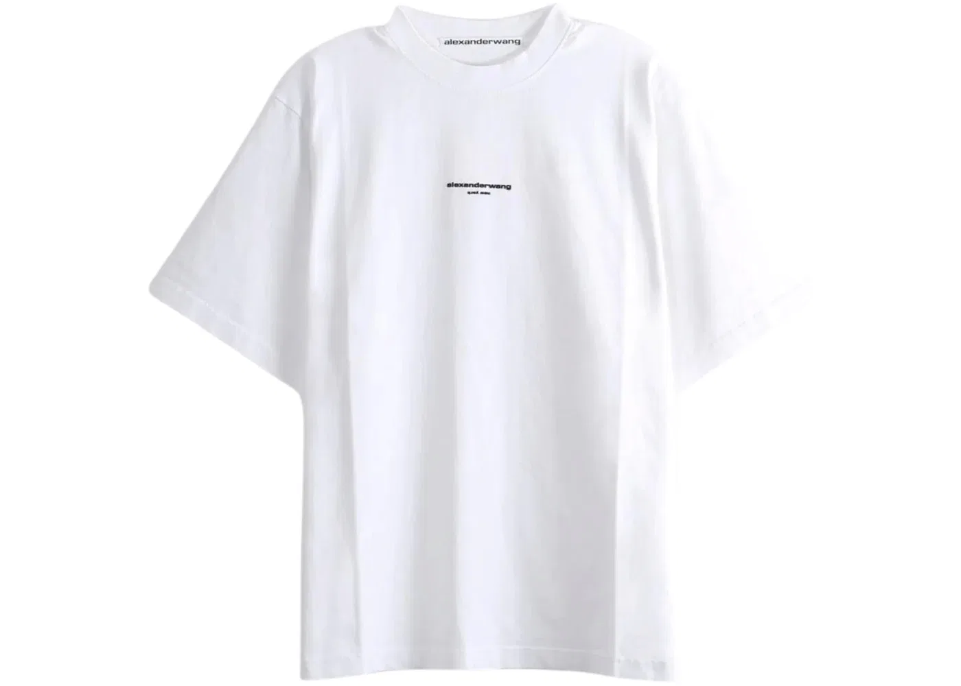 Унисекс футболка с принтом Alexander Wang, White