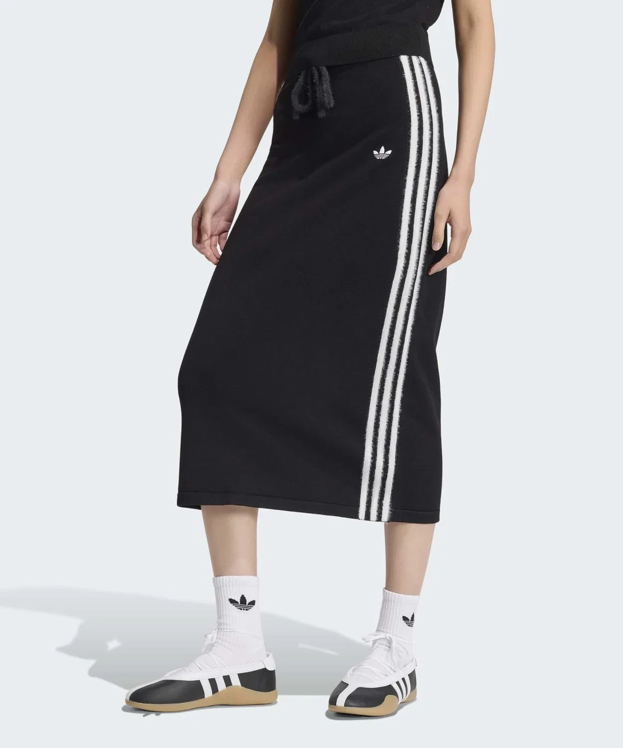 Женская юбка из трикотажа Slim Fit Adidas Originals, Черный