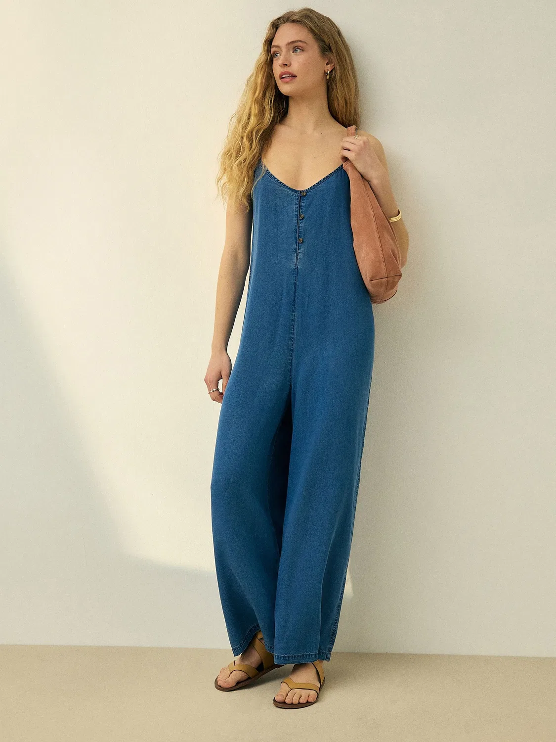 Комбинезон N.Premium Tencel Denim Next, Mid Blue — фото 2