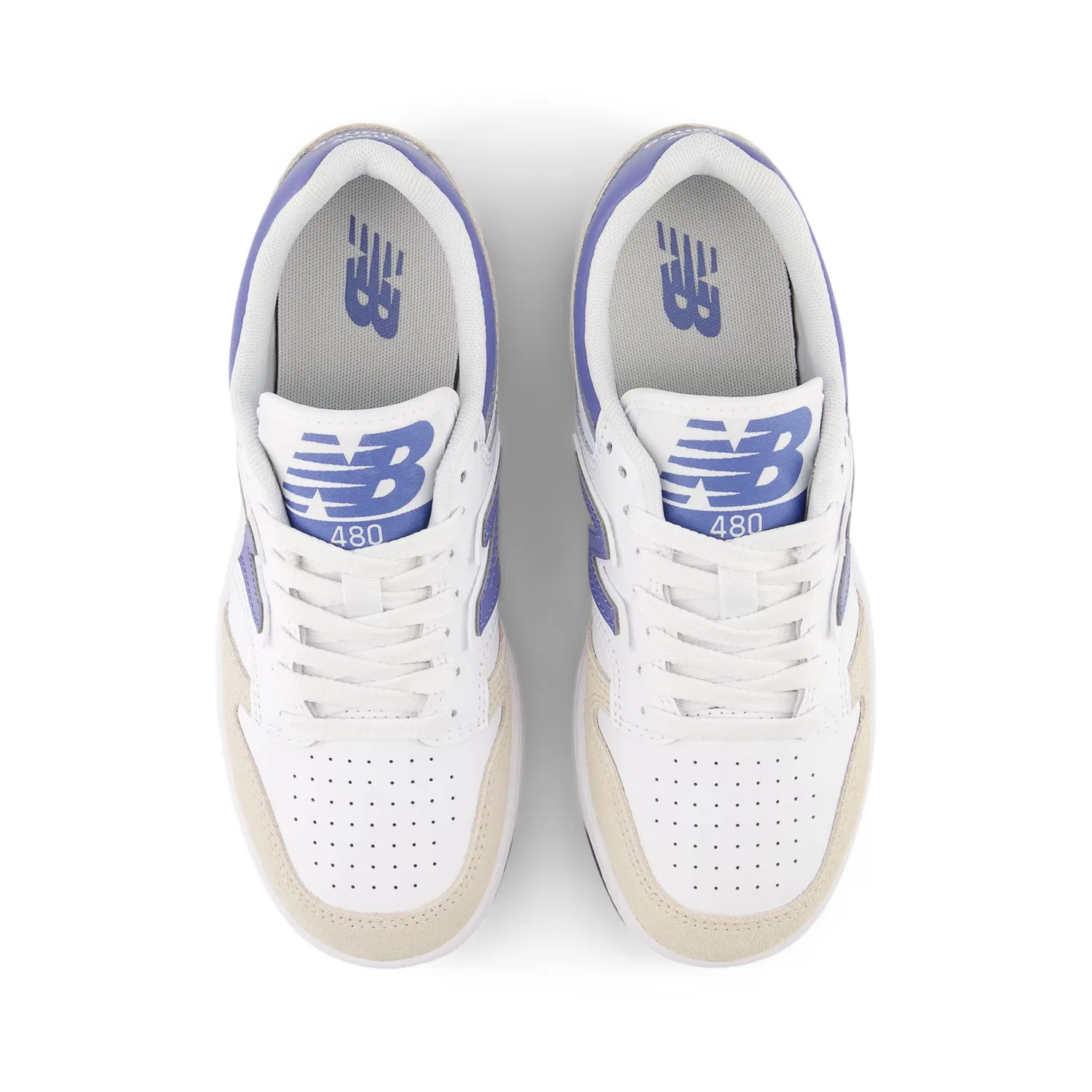 Кроссовки New Balance B480 белого цвета — фото 4