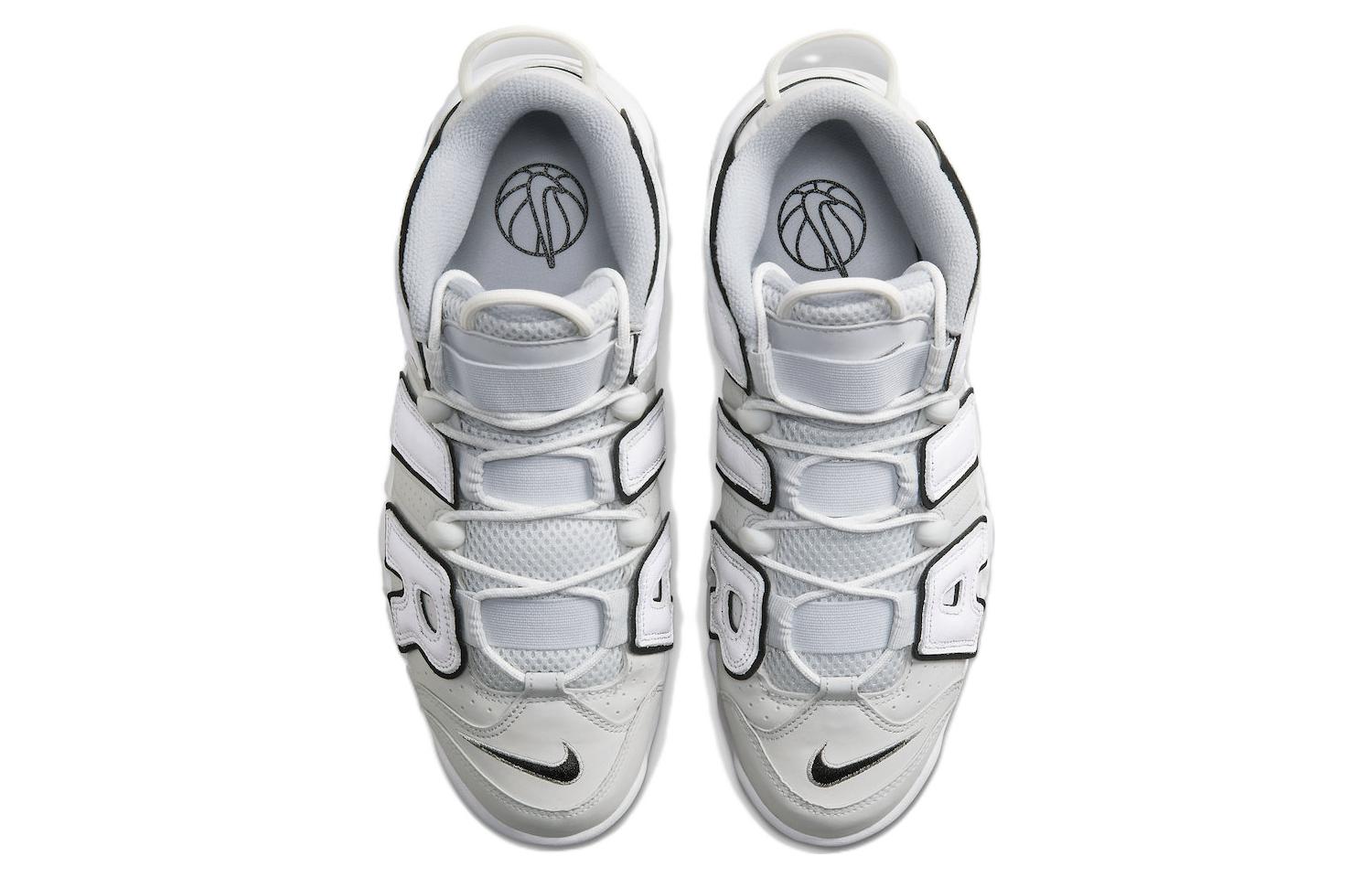 Кроссовки Nike Air More Uptempo 96, светло-серый/серебристый — фото 4