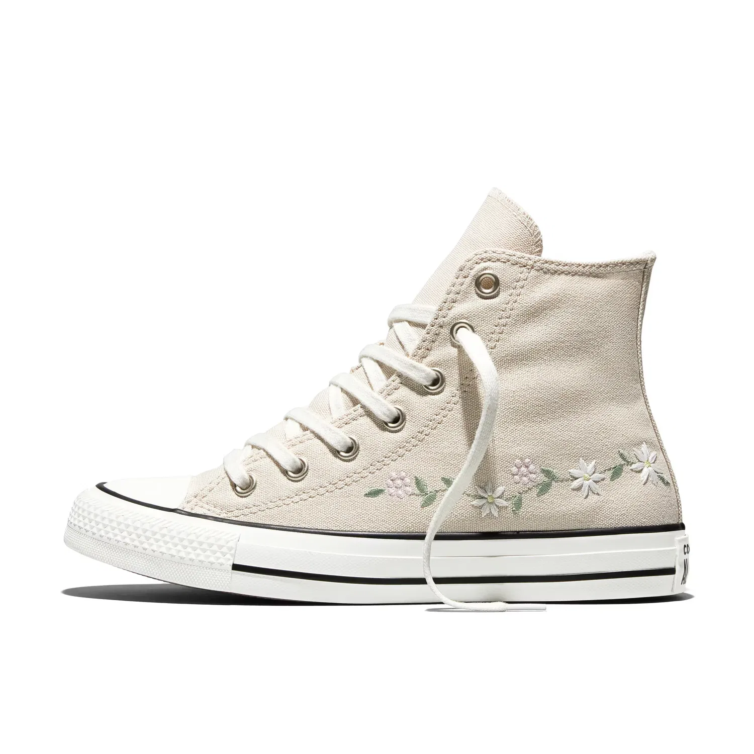 Детские кроссовки для мальчиков с цветочным принтом Chuck Taylor All Star Blooming Flowers Converse, Natural — фото 3