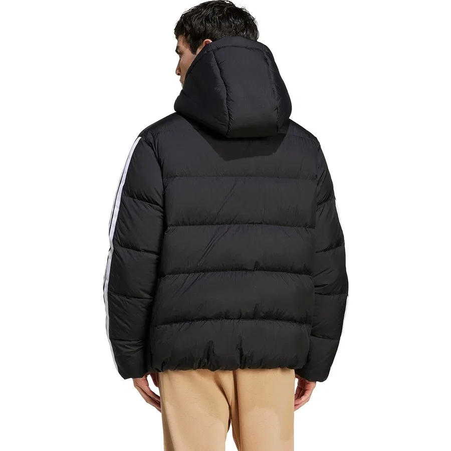 Мужская куртка adidas Essentials Climawarm 3 Stripes, Черный — фото 2
