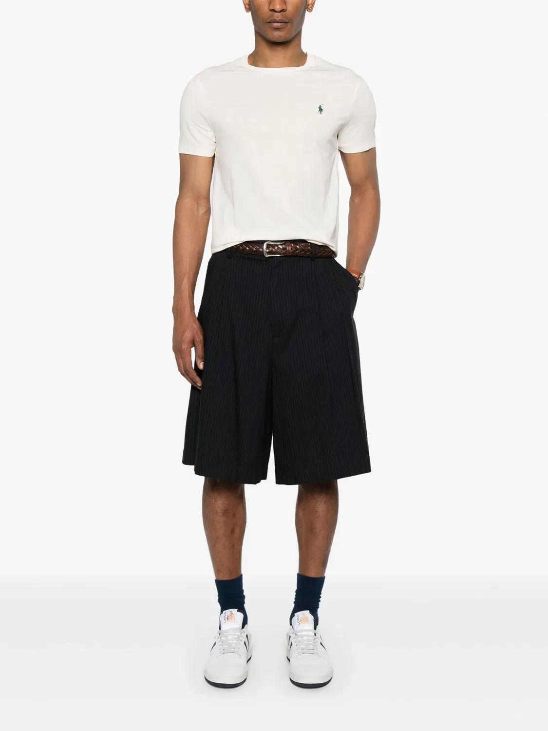 Футболка с вышивкой пони Polo Ralph Lauren, нейтральные — фото 2