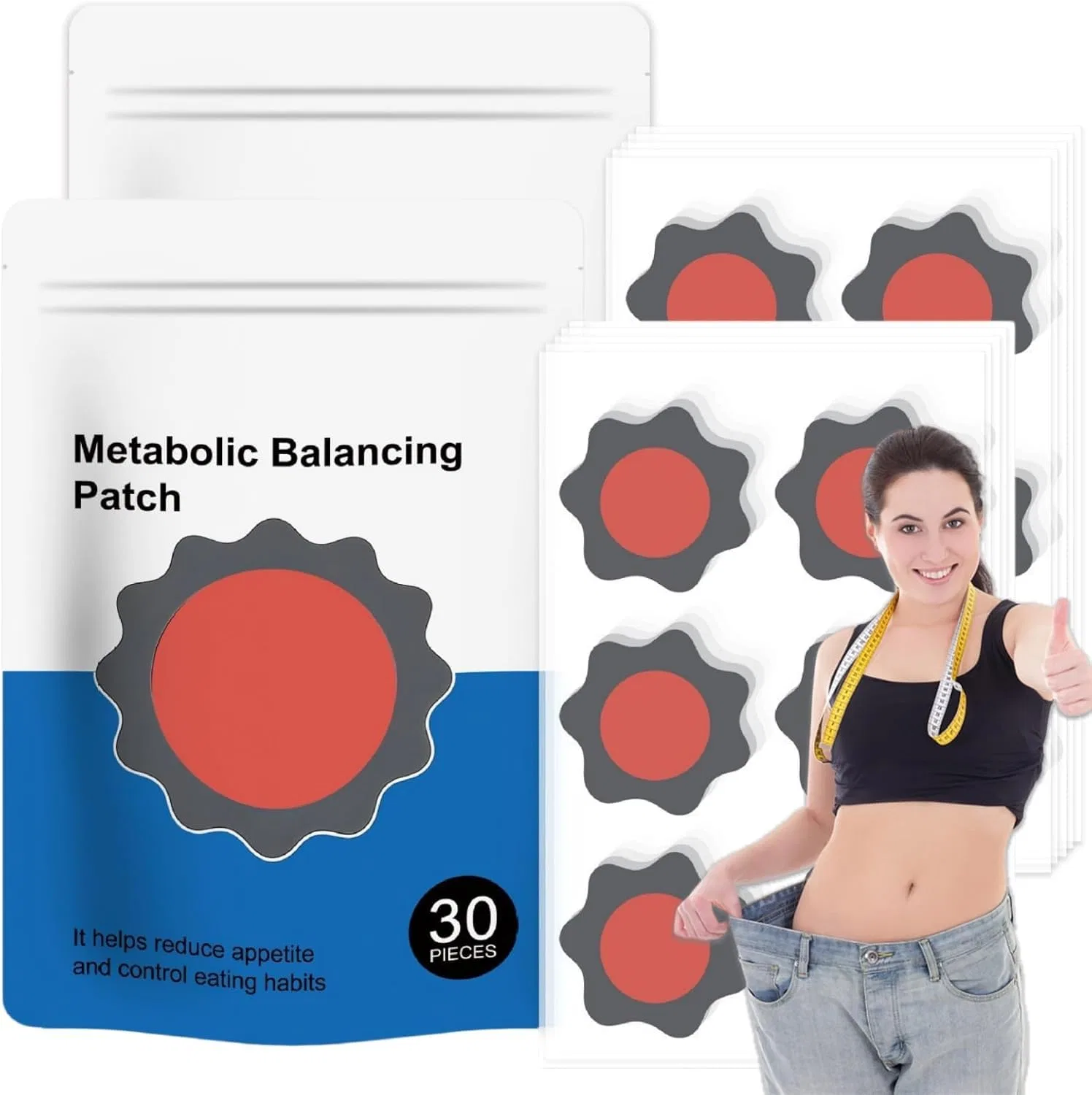 Пластырь для похудения Metabalance Patch, MEIION, 60 шт