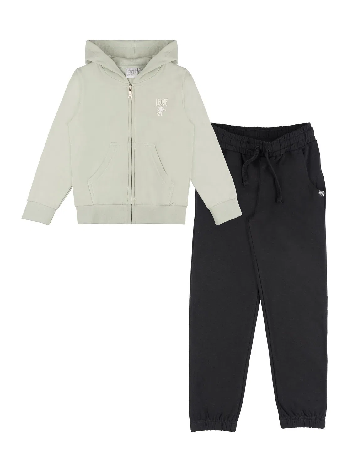 Детский спортивный костюм для девочек с капюшоном и молнией Fresh Leone 1947 Apparel, Blau