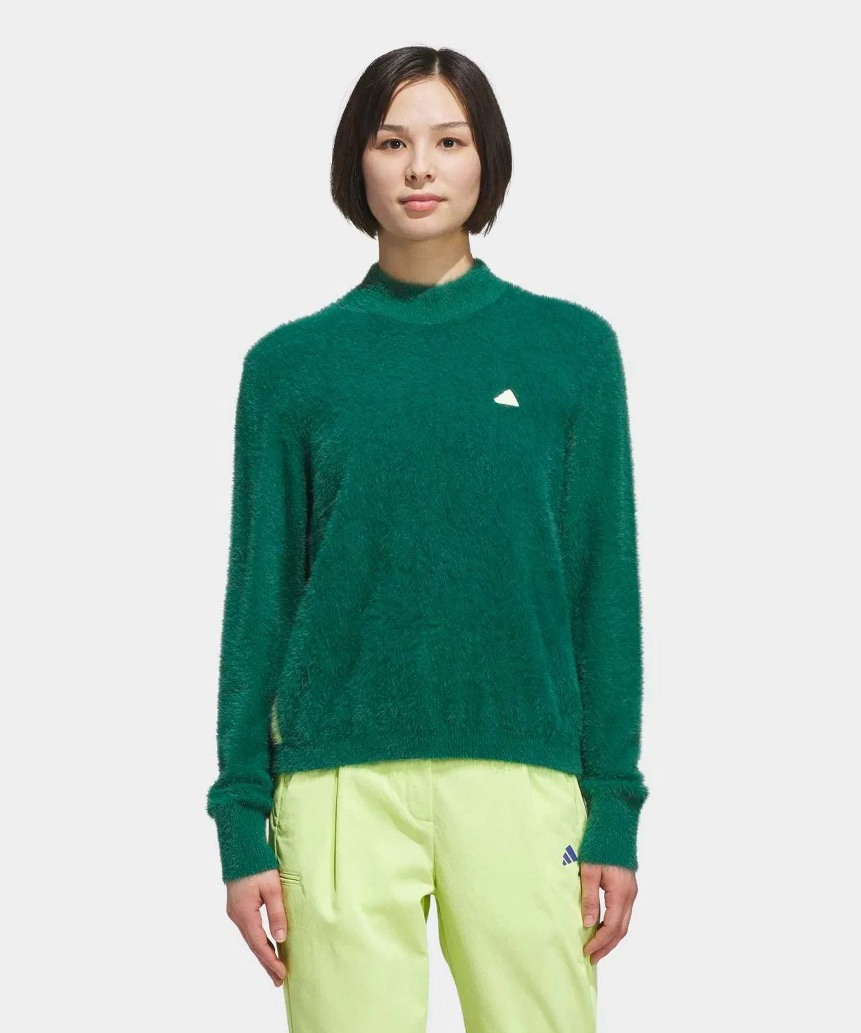 Женский пуловер с длинным рукавомThree Stripes Adidas, Green