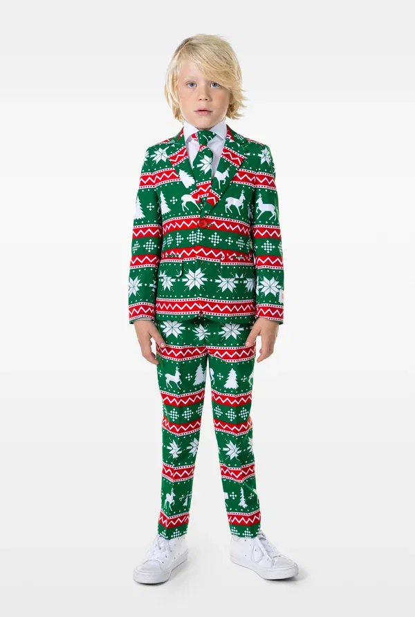Костюм с принтом Festive Christmas Opposuits, Multi-coloured, мультиколор — фото 2