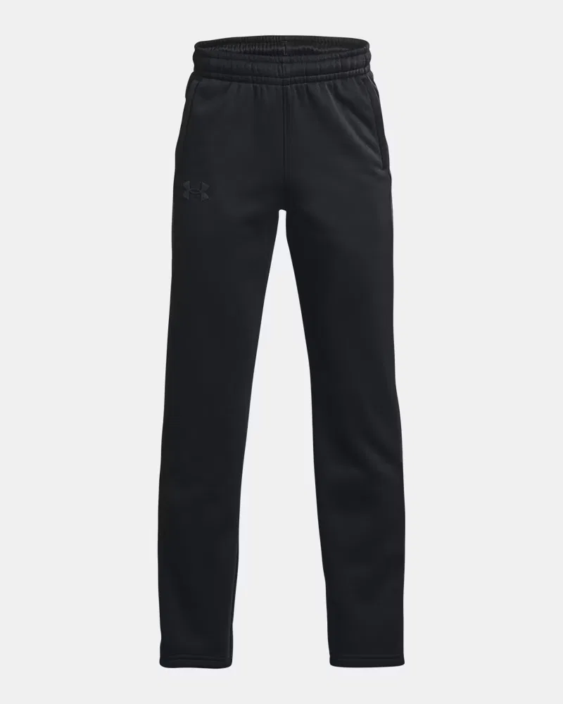 Штаны детские 66 см на флисовой подкладке Armour Fleece UnderArmour, Black