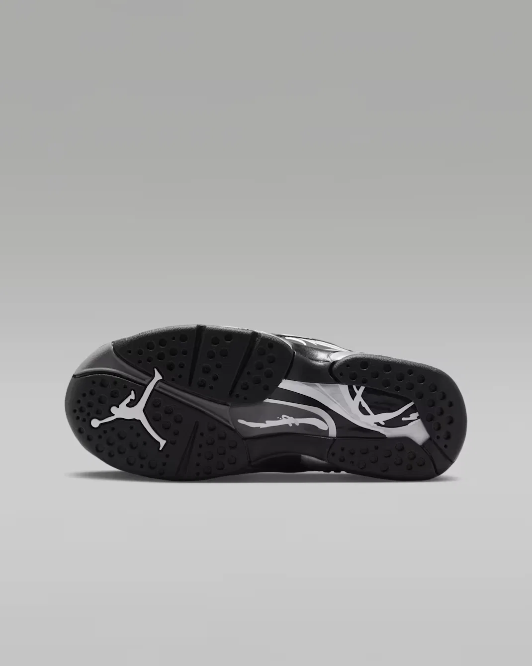 Кроссовки для детей постарше Air Jordan 8 Retro "Chrome", Black/Light Graphite/White — фото 2