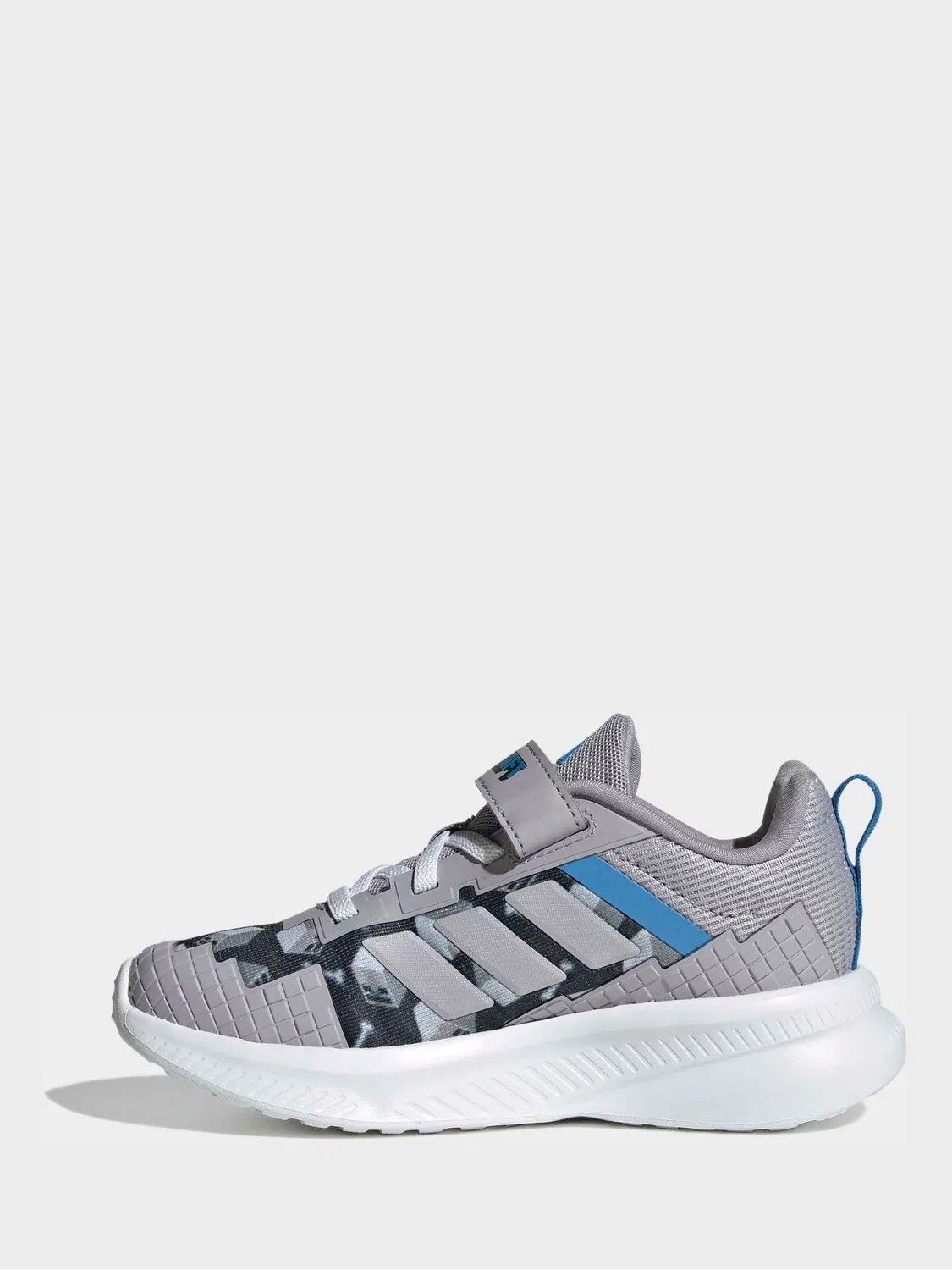Кроссовки Minecraft Fortarun 4.0 adidas, серый — фото 3