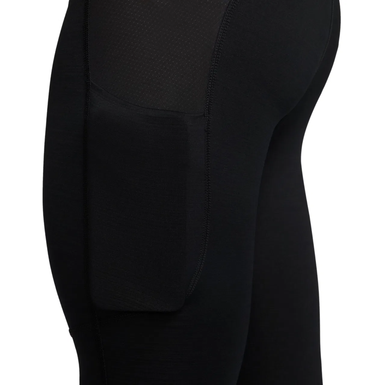 Мужские леггинсы Nike Pro Warm Tight, Black/White — фото 3