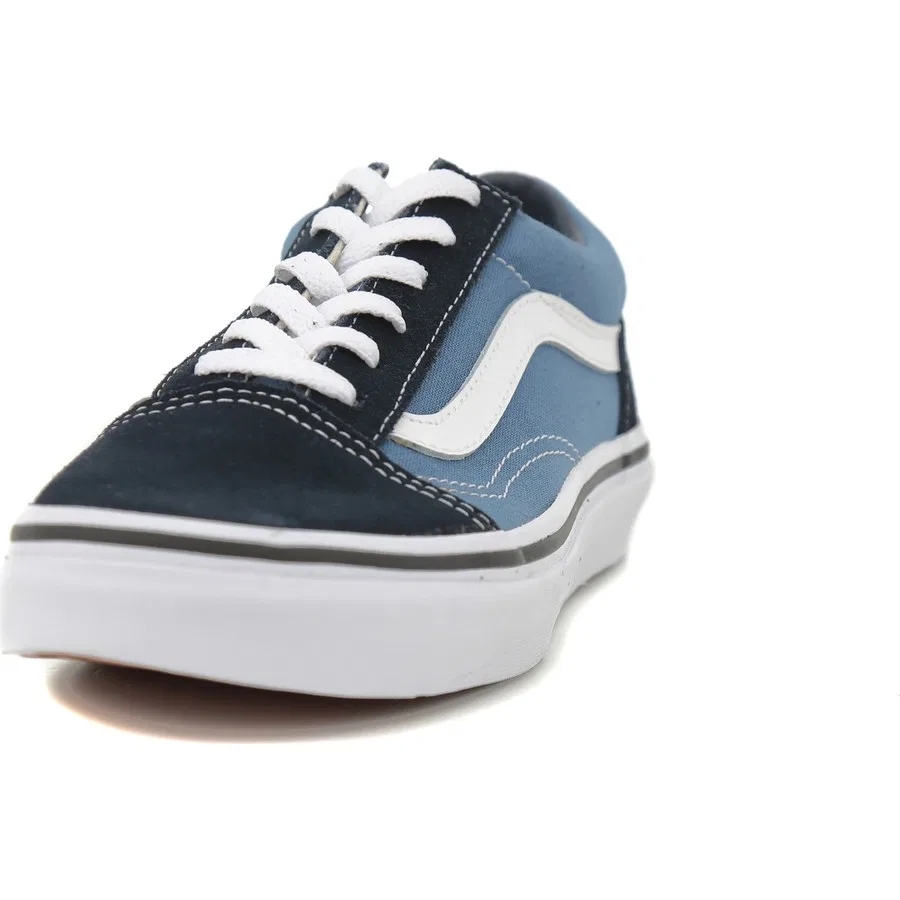 Детские повседневные кроссовки Old Skool Vans, Синий — фото 2
