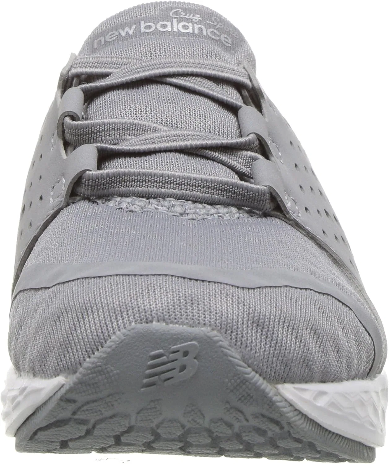 Детские кроссовки для бега с принтом Fresh Foam Cruz V1 New Balance, Grey/White — фото 2
