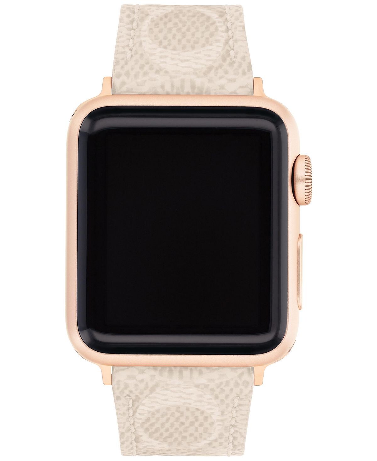 

Ремешок из песочного холста 38/40/41 мм ремешок для apple watch COACH, Бежевый, Ремешок из песочного холста 38/40/41 мм ремешок для apple watch COACH