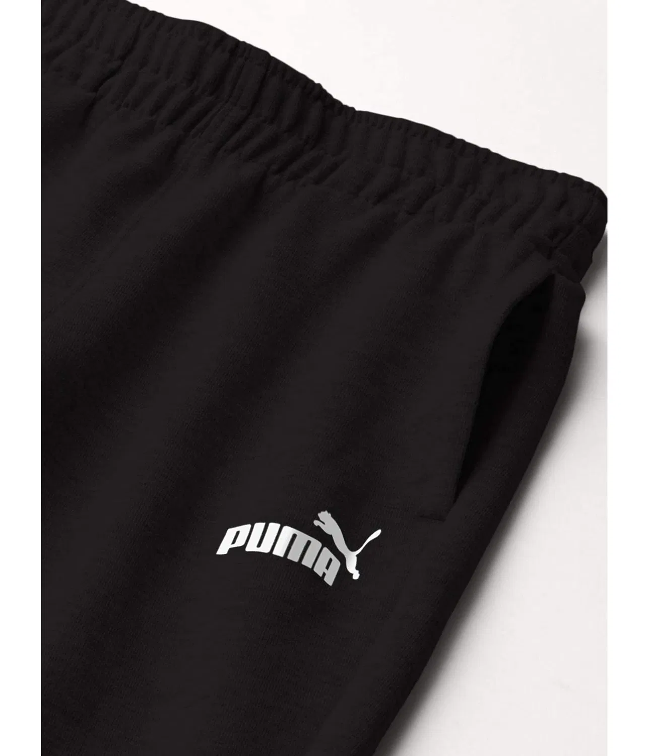 Детские спортивные брюки с логотипом Core Logo Puma, Puma Black — фото 2
