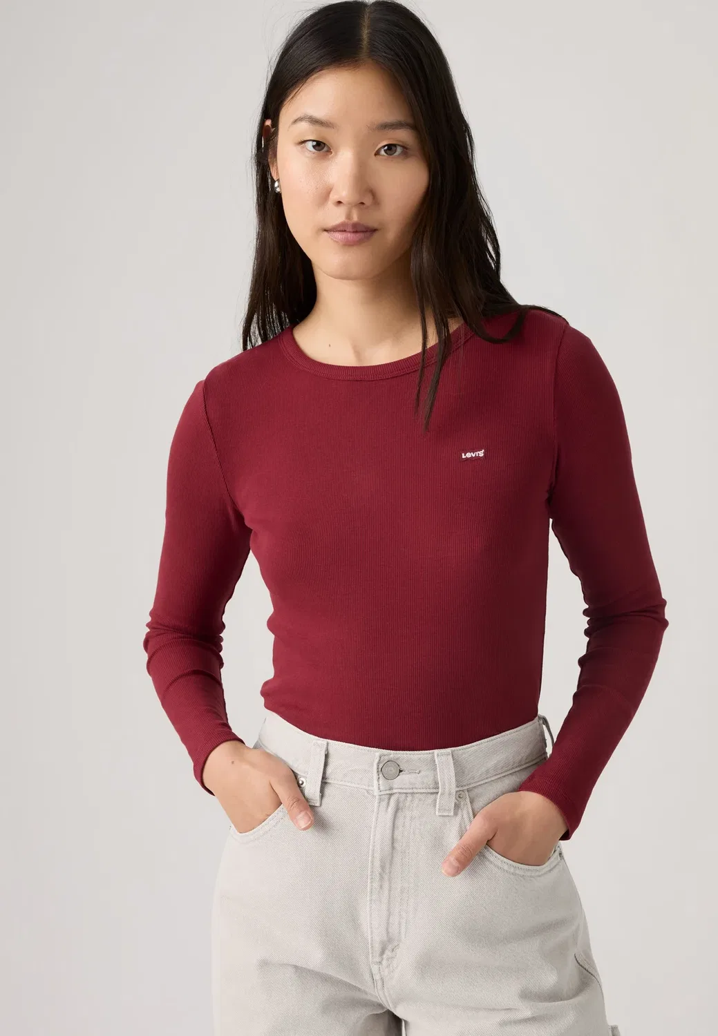 Футболка Hayes - с длинными рукавами Levi'S, Warm Cabernet