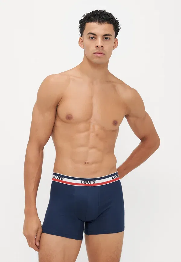 Комплект из двух мужских боксерских трусов с логотипом Levi'S, синий/серый