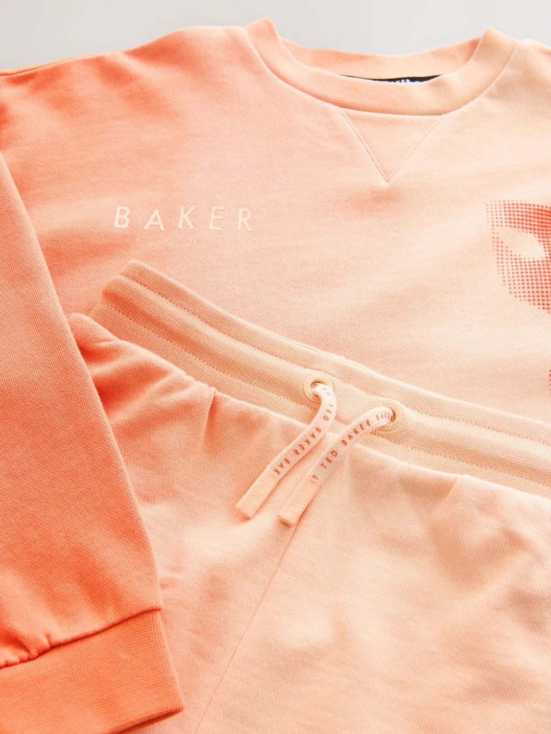 Комплект одежды Baker by Ted Baker в оранжевом и коралловом цветах — фото 4