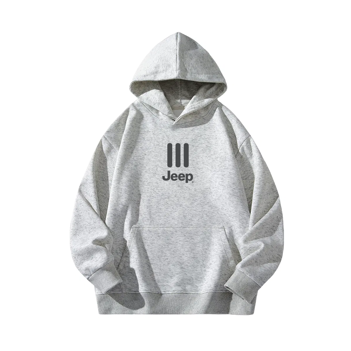 Детский свитшот с принтом Jeep Heather Gray — фото 3