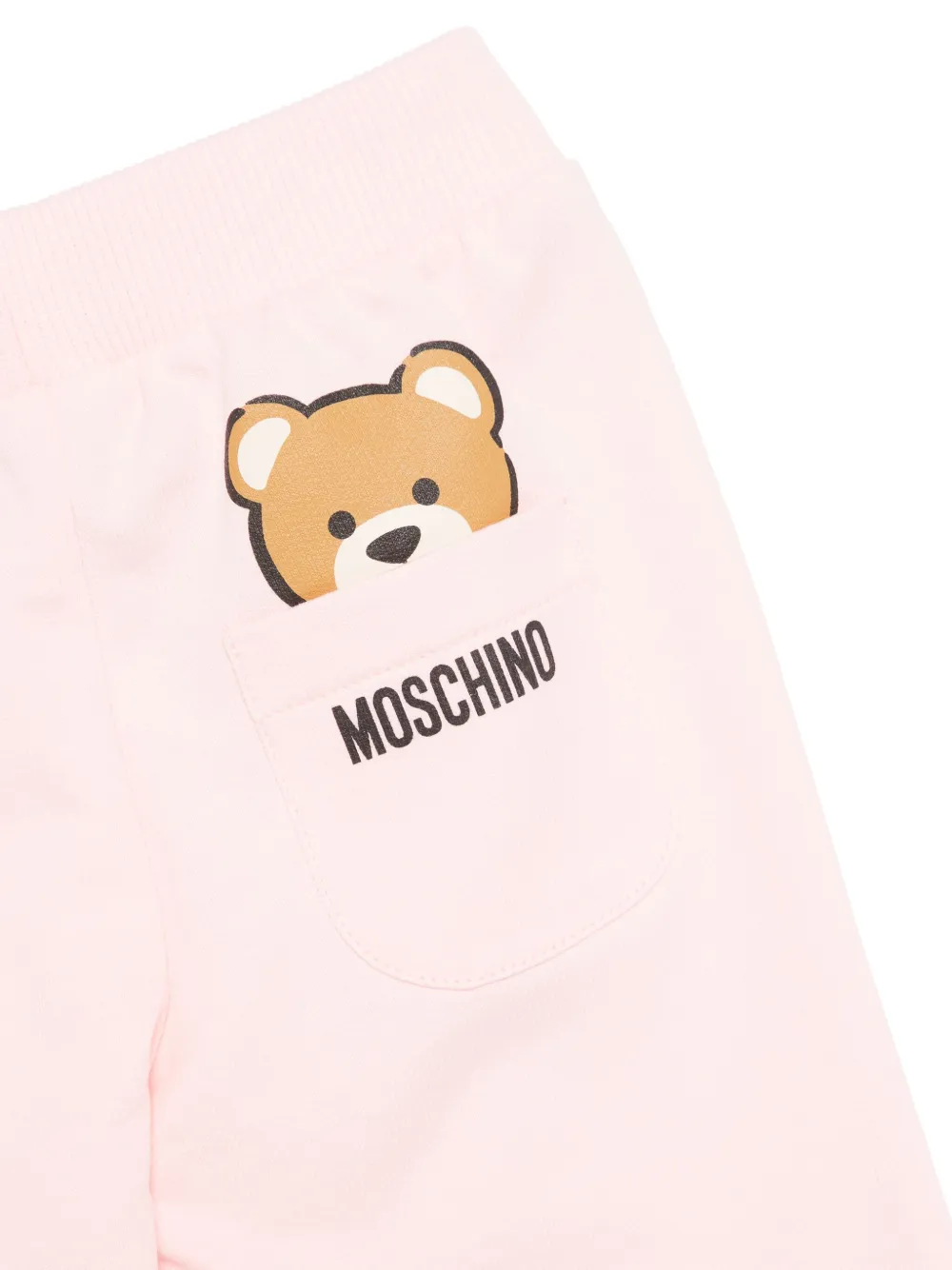 Спортивный костюм с логотипом Moschino Kids, розовый — фото 3