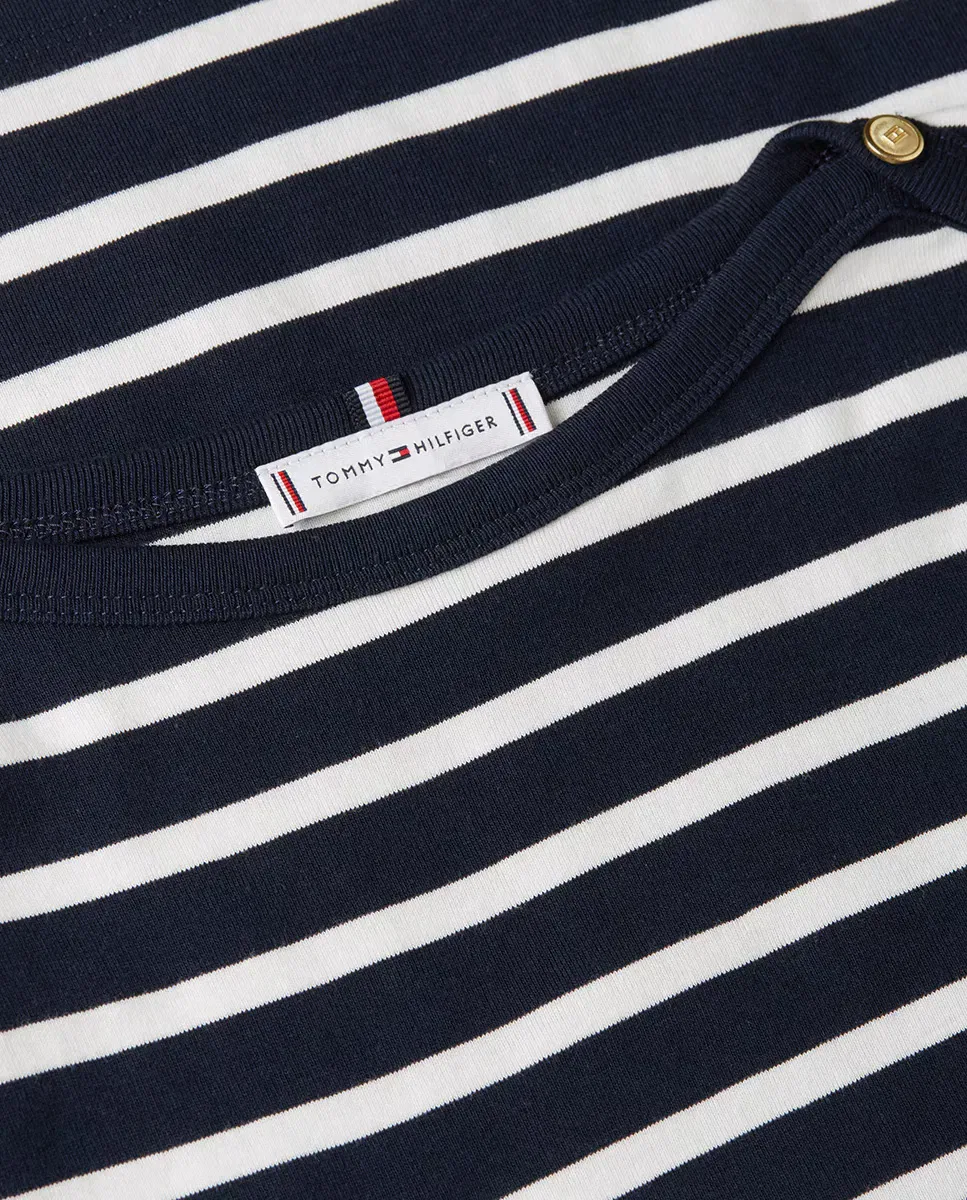 Женская футболка с длинным рукавом Tommy Hilfiger, Azul Marino — фото 3