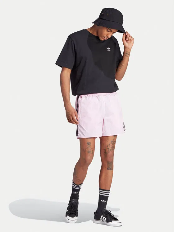 Футболка loose fit adicolor Classics Trefoil Adidas, черный — фото 2