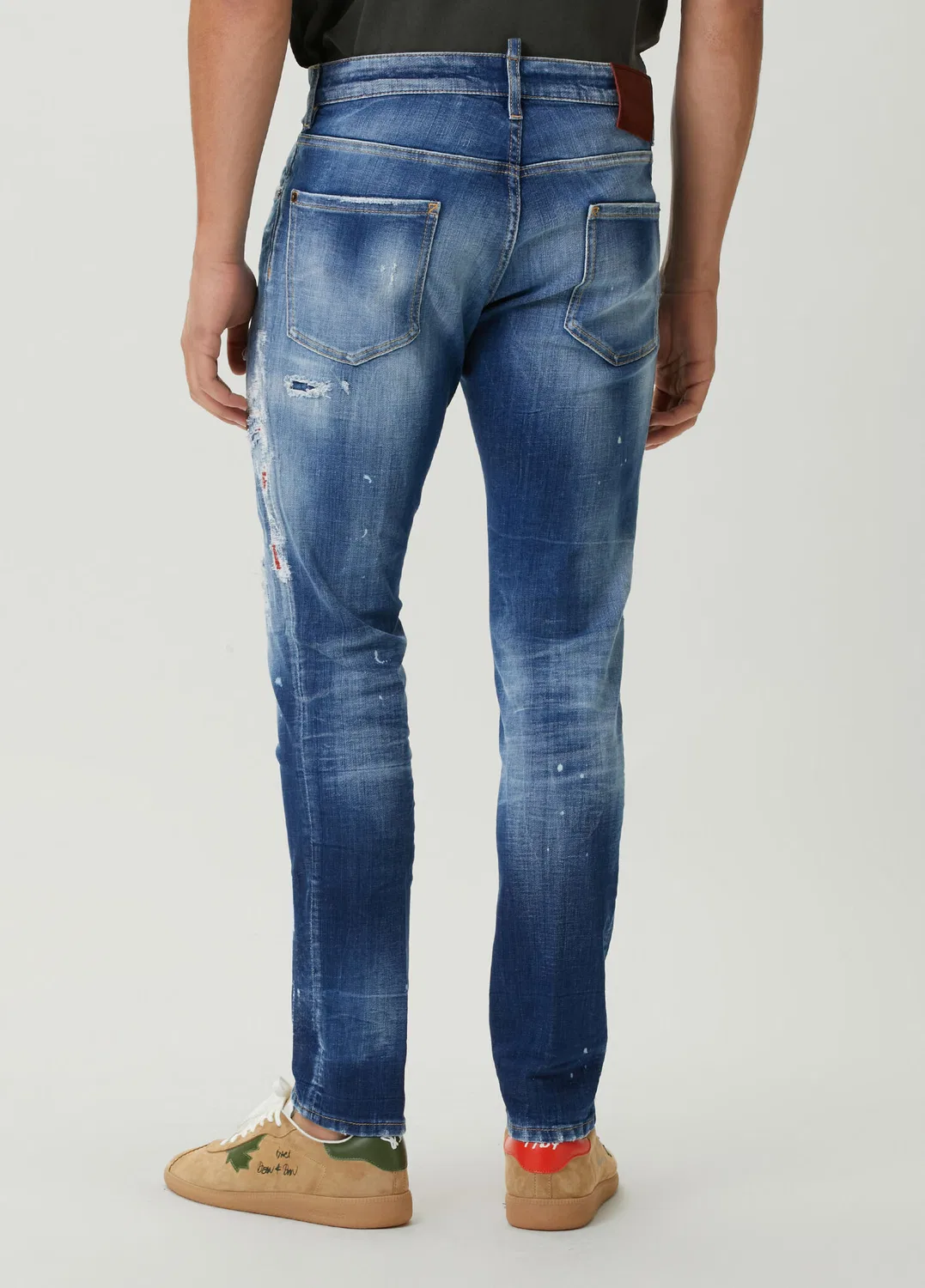 Джинсы Dsquared2 Teddy, blue — фото 3