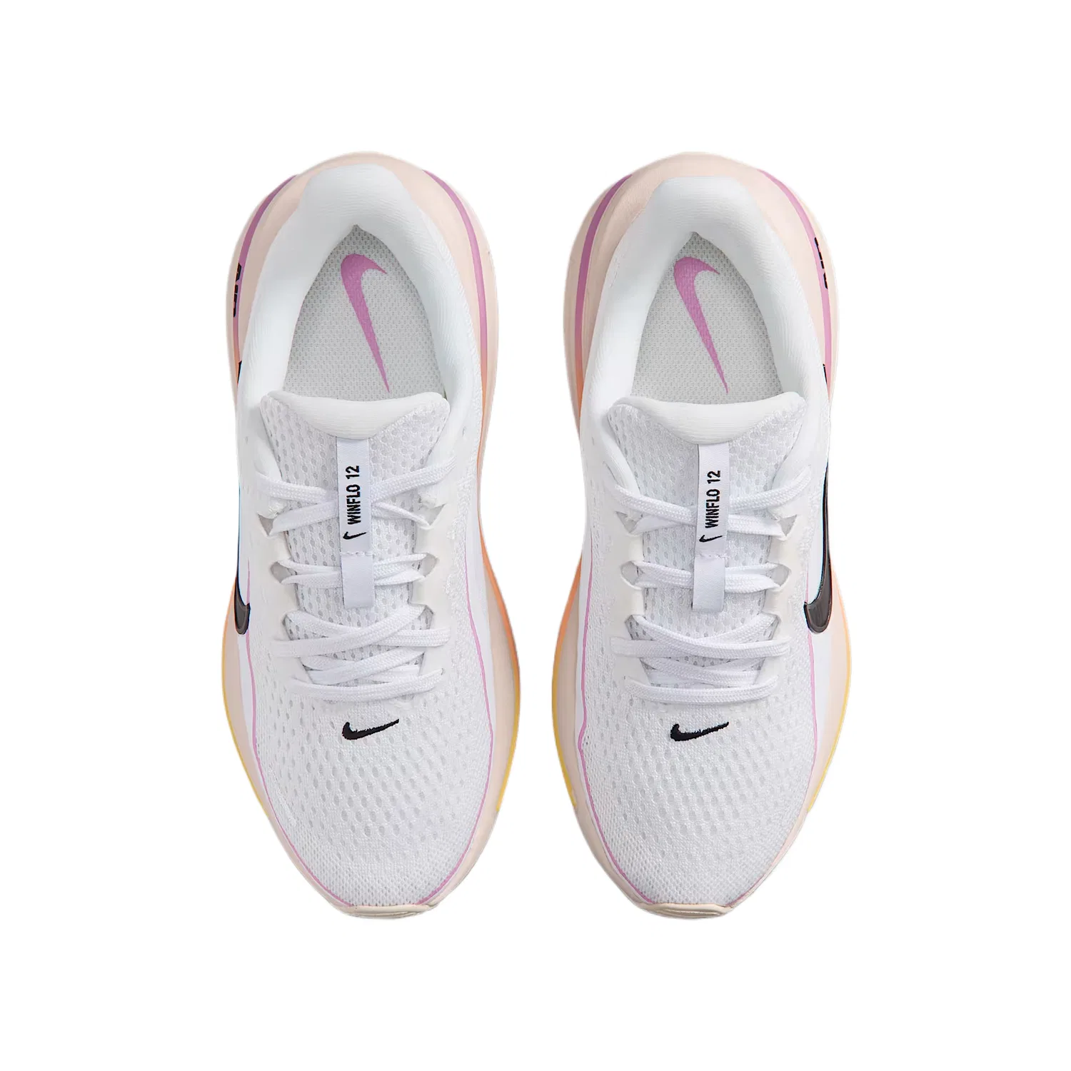 Детские кроссовки для бега Nike, White/Light Magenta/Chalk White/Black — фото 4
