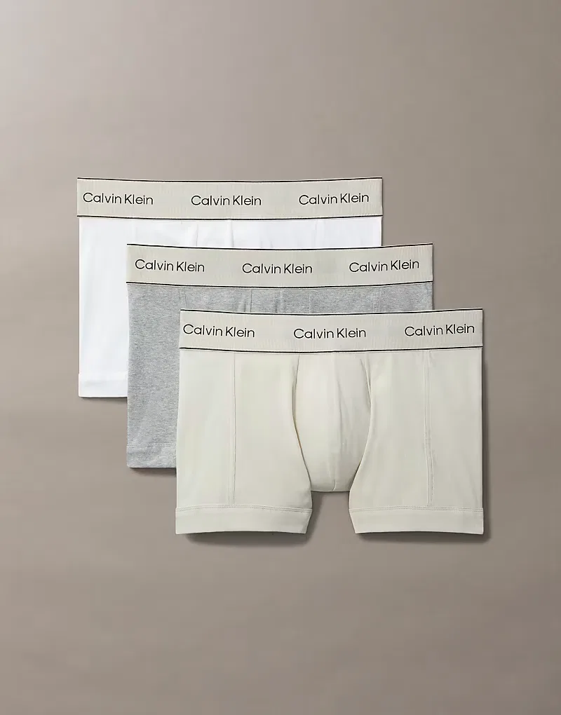 Трусы Heritage Cotton 3 шт Calvin Klein, мультиколор