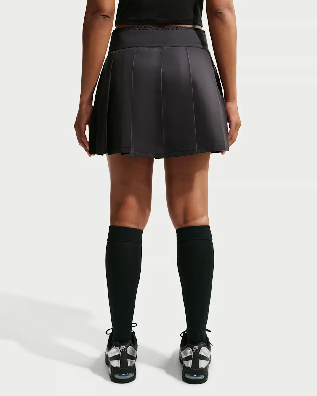 Женская плиссированная мини-юбка Nike Sportswear, Black/Ridgerock — фото 3