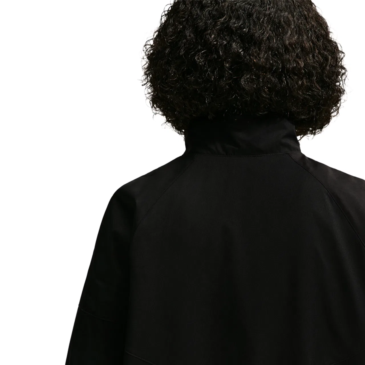 Женская куртка с оверсайз-кроем Nike Essential OS Track Jacket, Black/Black/White — фото 2