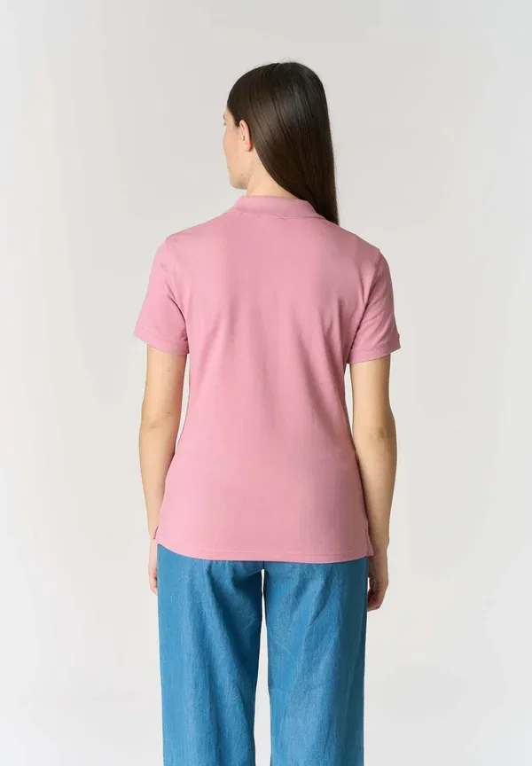 Поло хлопковое дышащее Polo shirt U.S. Polo Assn., розовый — фото 3