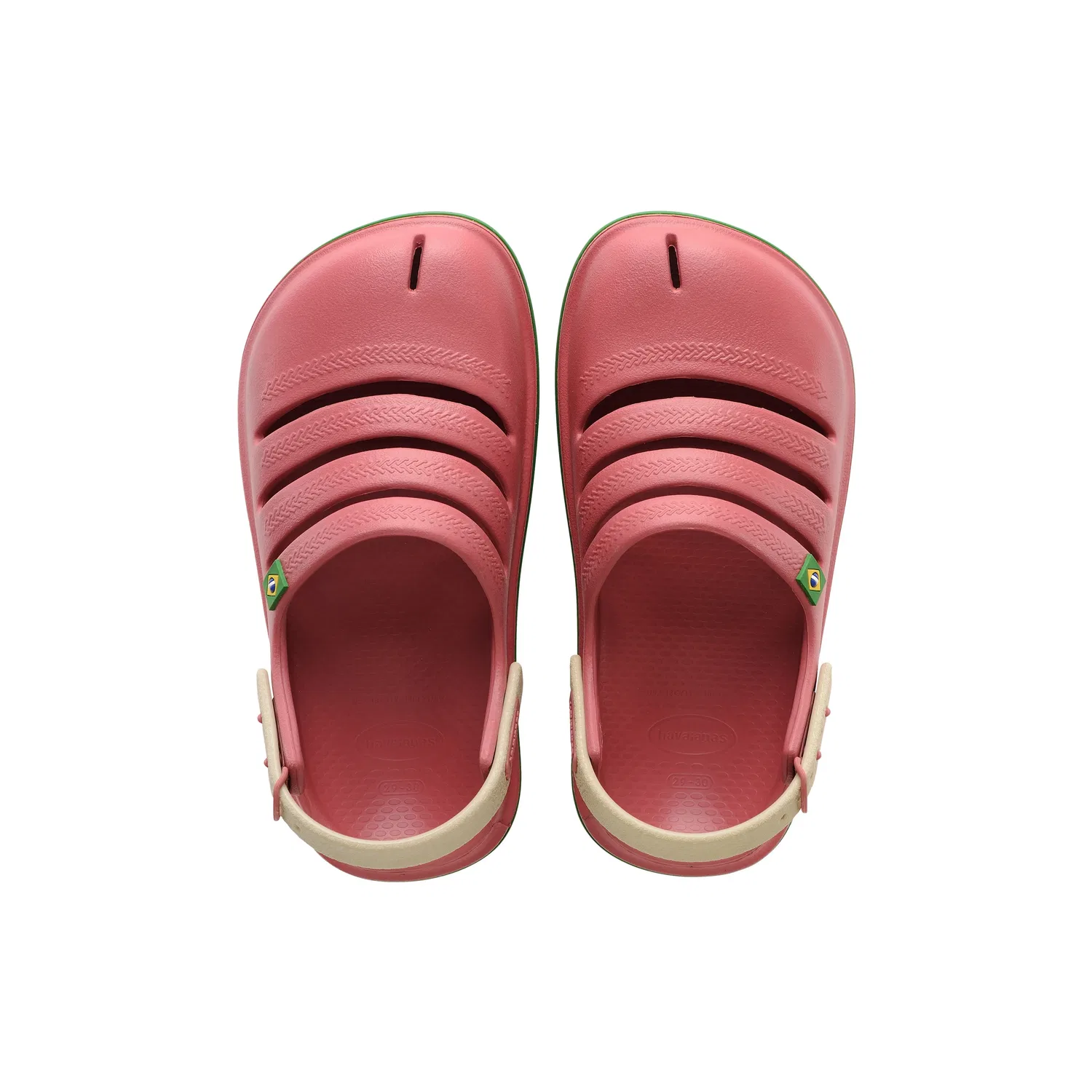 Клоги детские с пряжкой Clog Brasil Havaianas, розовый