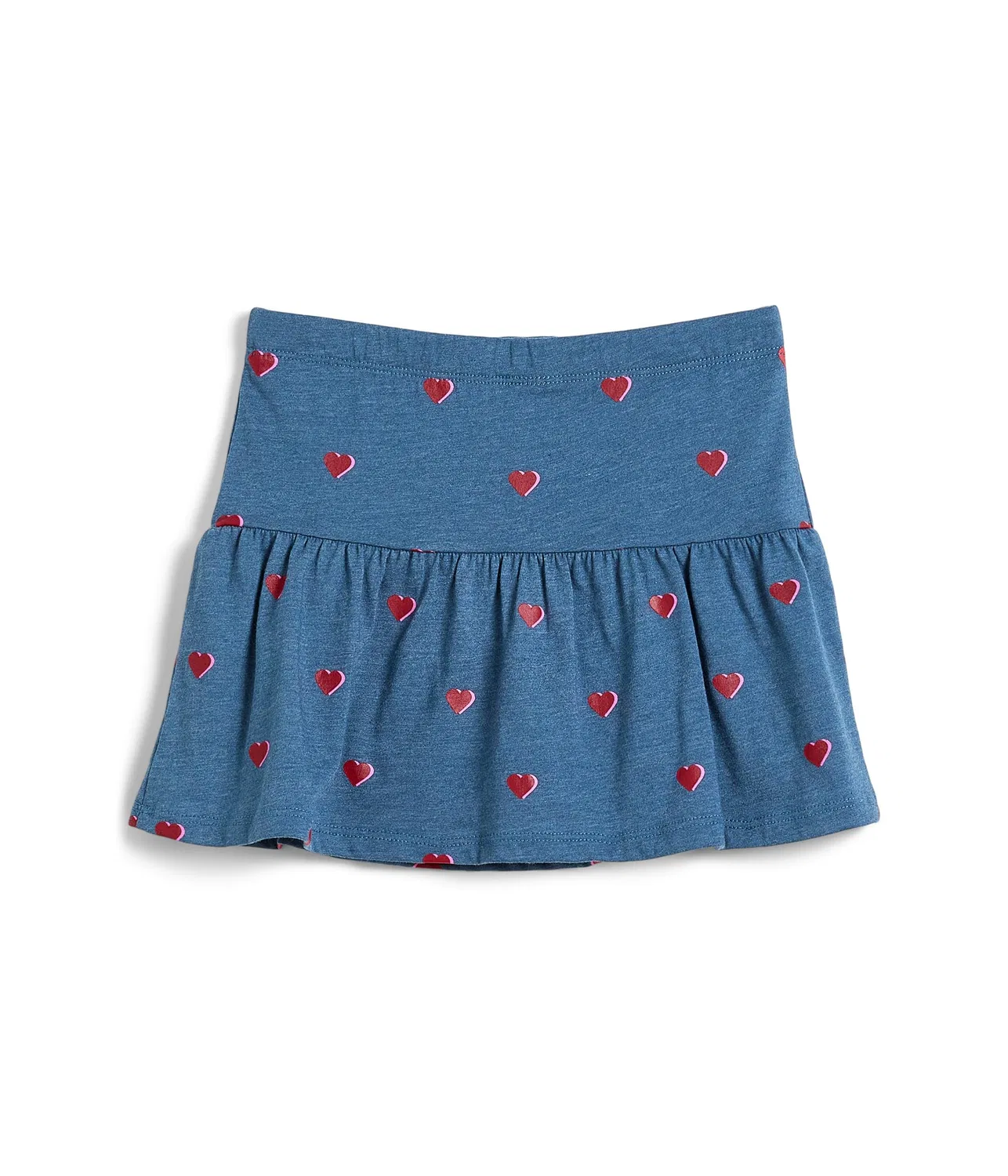 Юбка-шорты Tiny Hearts (для маленьких детей) Chaser Kids, Berry Navy — фото 2