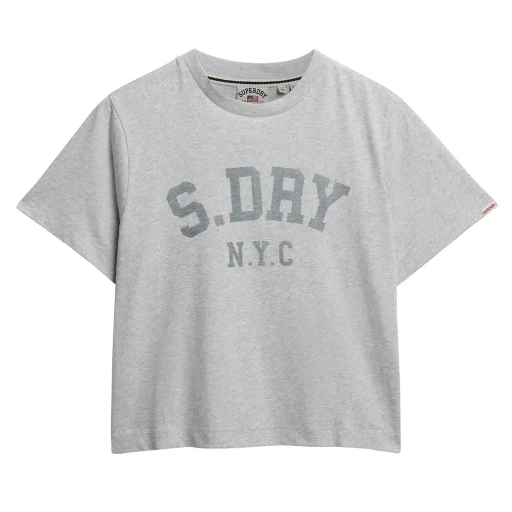 Футболка Athletic Essentials Loose Fit Superdry, серый