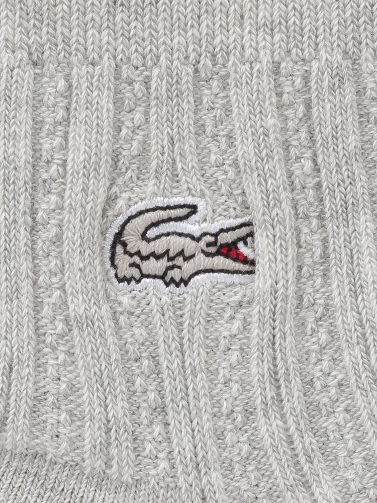 Носки женские LACOSTE Silver, ажурные — фото 2