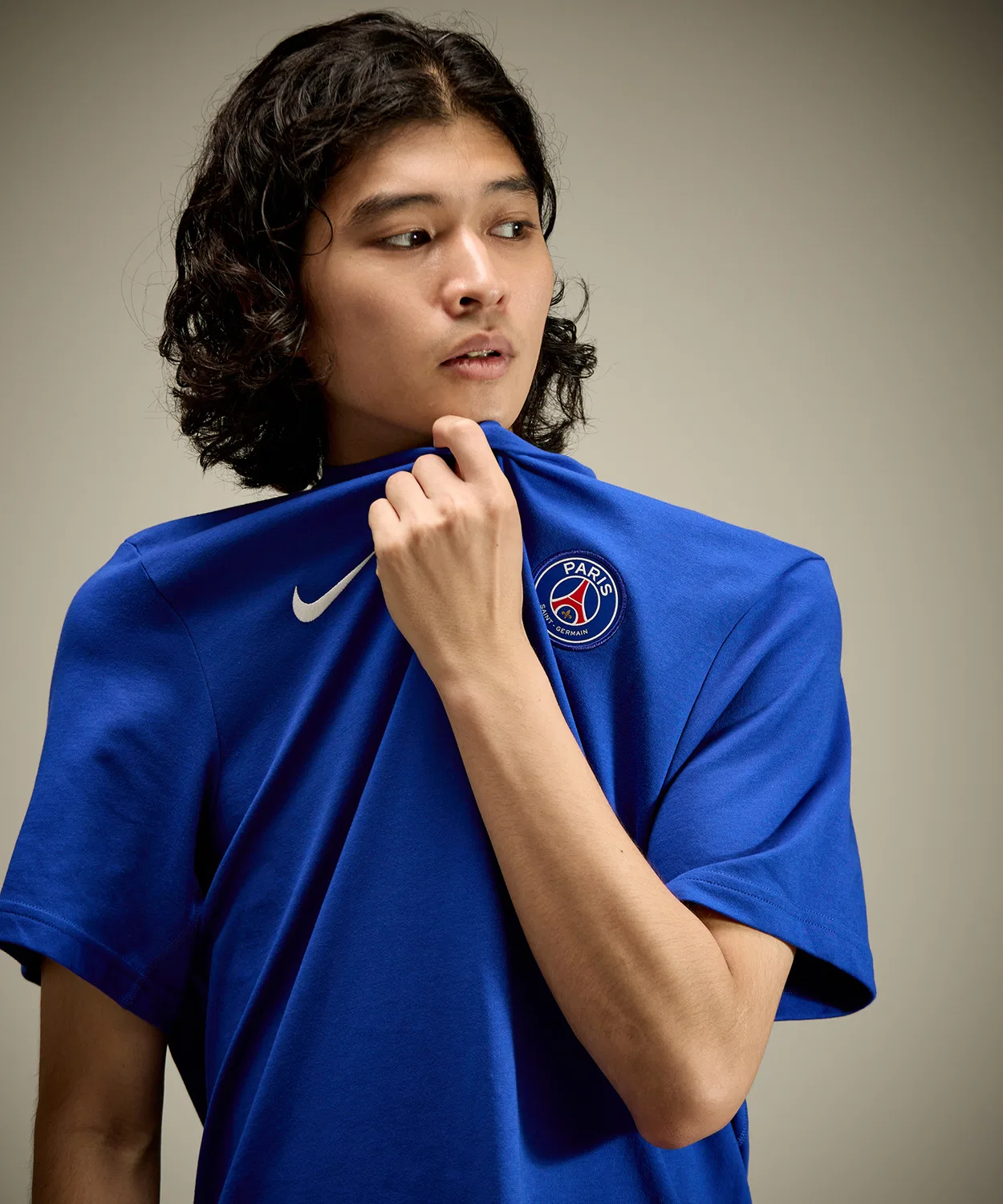 Футболка с коротким рукавом PSG M NK DF PRIMARY STMT SS NIKE, Navy — фото 2
