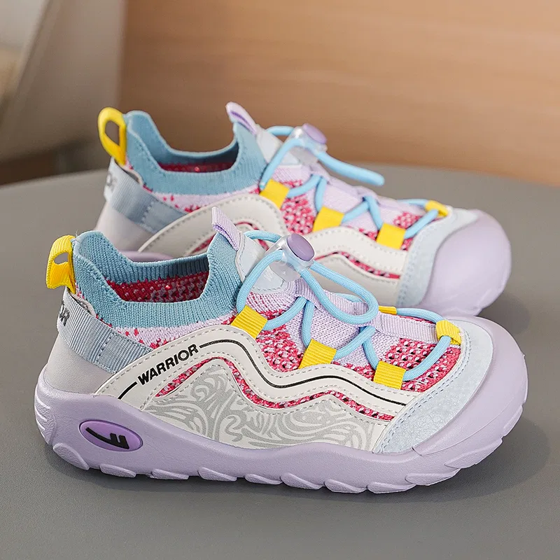 Детские повседневные кроссовки из ткани и синтетической кожи, Kids' Casual Shoes, WARRIOR — фото 4