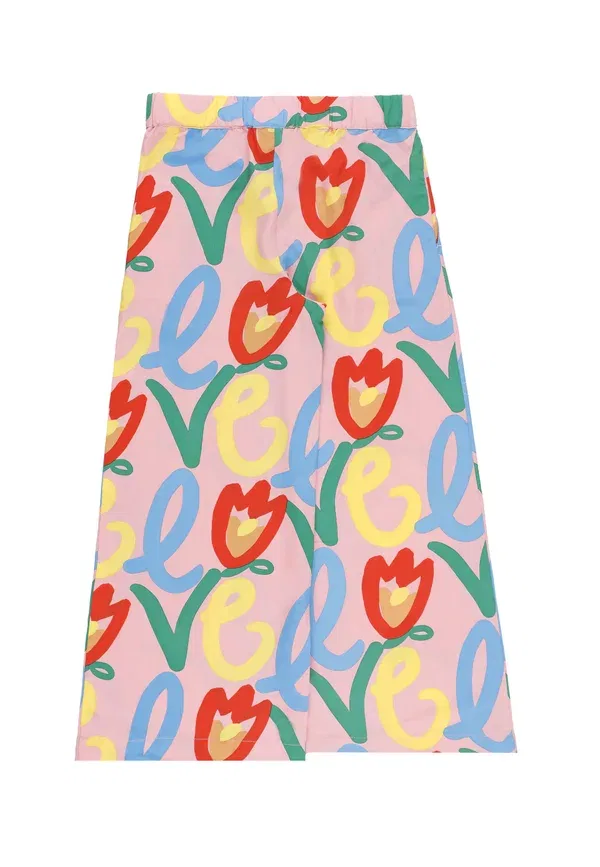 Брюки из вискозы и лиоцелла Trousers Stella Mccartney Kids, мультиколорe — фото 2