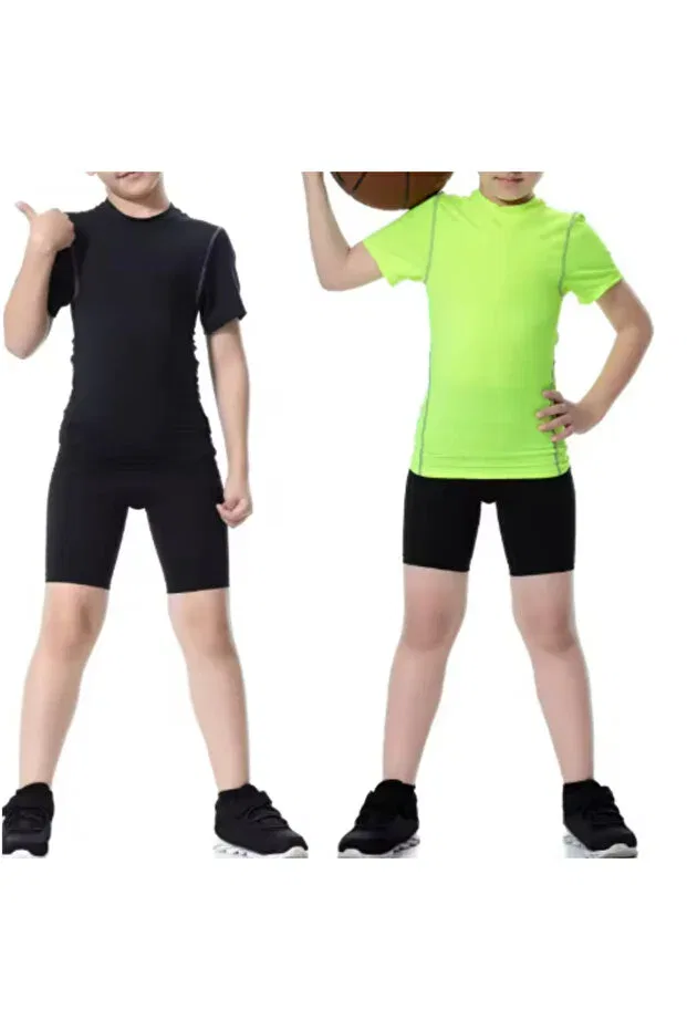 Детские шорты для девочек облегающие Rutbil Sports, Black — фото 4