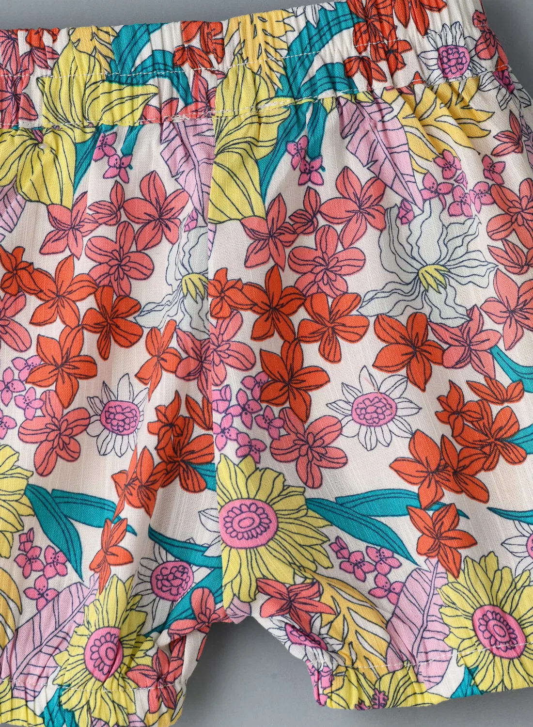 Шорты с цветочным принтом Jelliene, мультиколор — фото 3