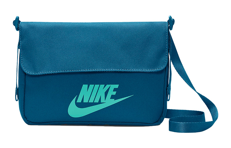 

Nike Полиэстеровая сумка через плечо унисекс голубого цвета, Dock Blue