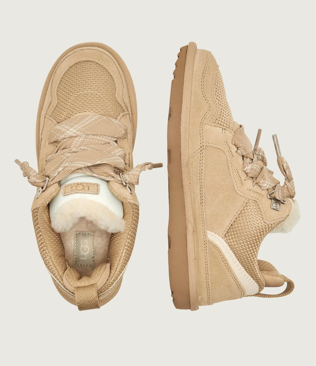 Кроссовки Ugg, бежевый — фото 4