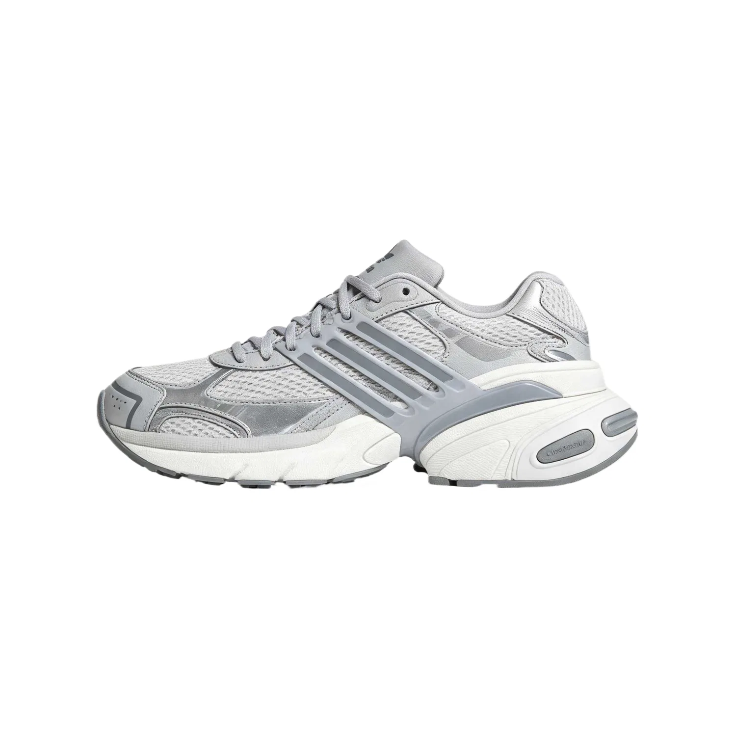 Детские кроссовки с длинным рукавом на шнуровке Adidas Originals, Light Gray/Metallic Silver