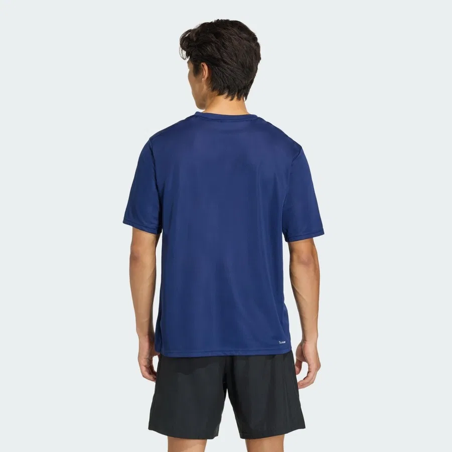 Мужская футболка с длинным рукавом Performance Workout Essentials Base adidas, Черный — фото 2