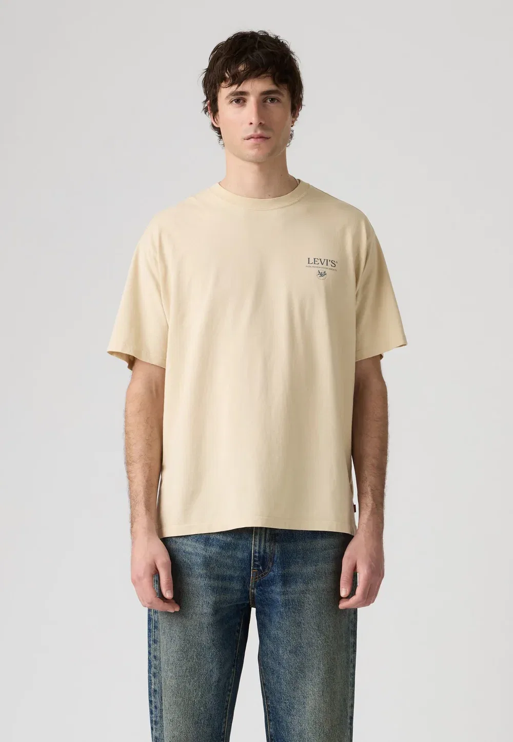 Футболка с винтажным принтом - футболка с графическим рисунком Levi'S, Botanical 2 Castle Wall — фото 3