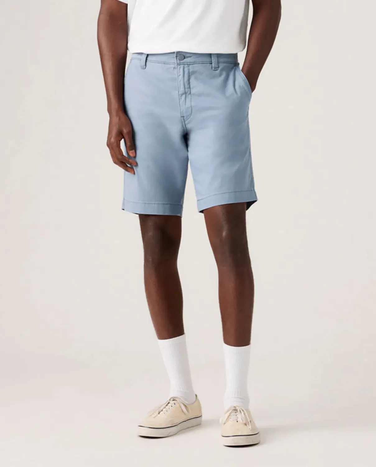 Мужские шорты-бермуды льняные XX Chino Levi's, Azul — фото 2